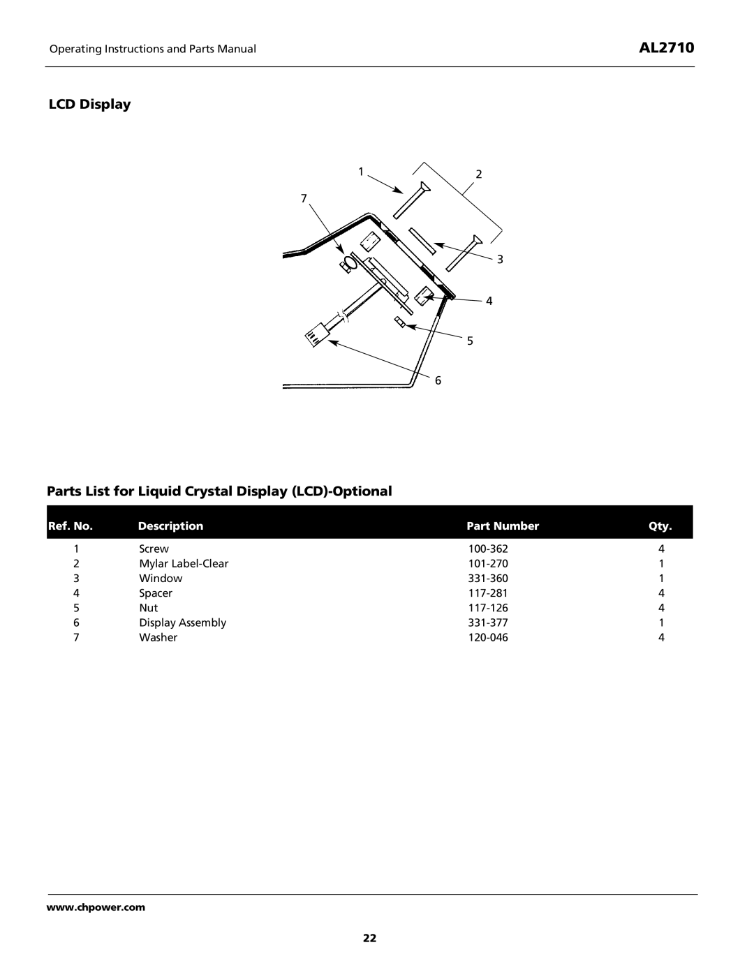 Campbell Hausfeld AL2710 operating instructions 