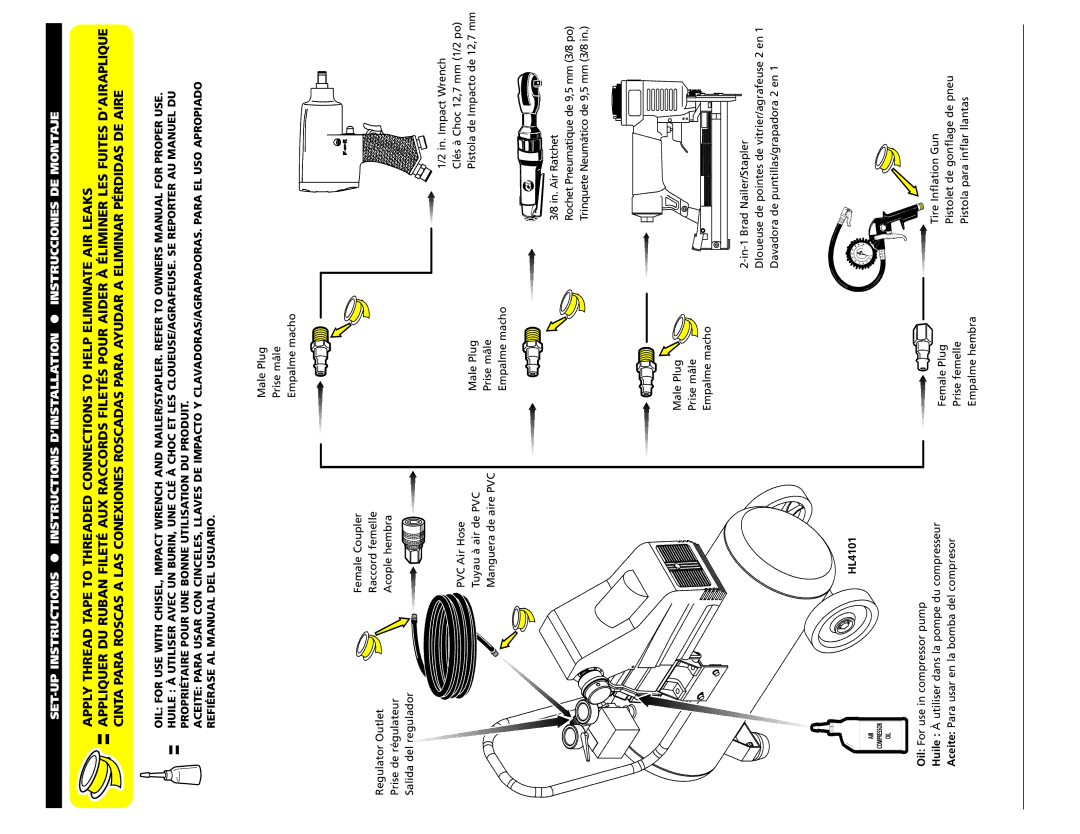 Campbell Hausfeld HL410188 manual 