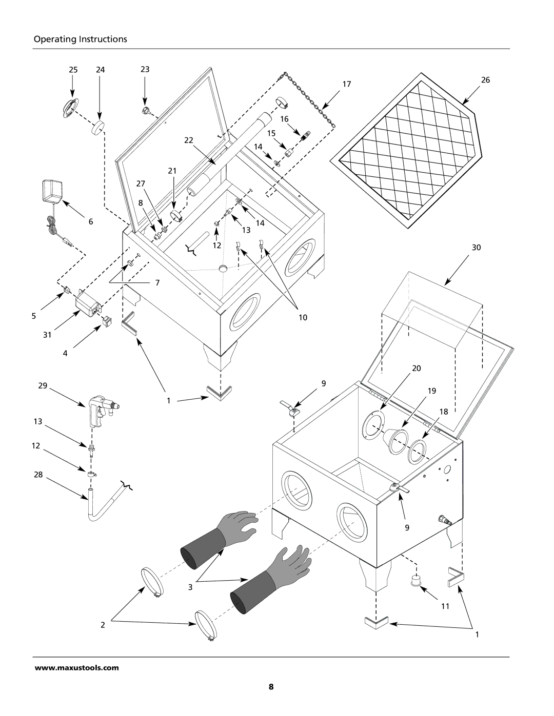 Campbell Hausfeld MXS3000 specifications Operating Instructions 