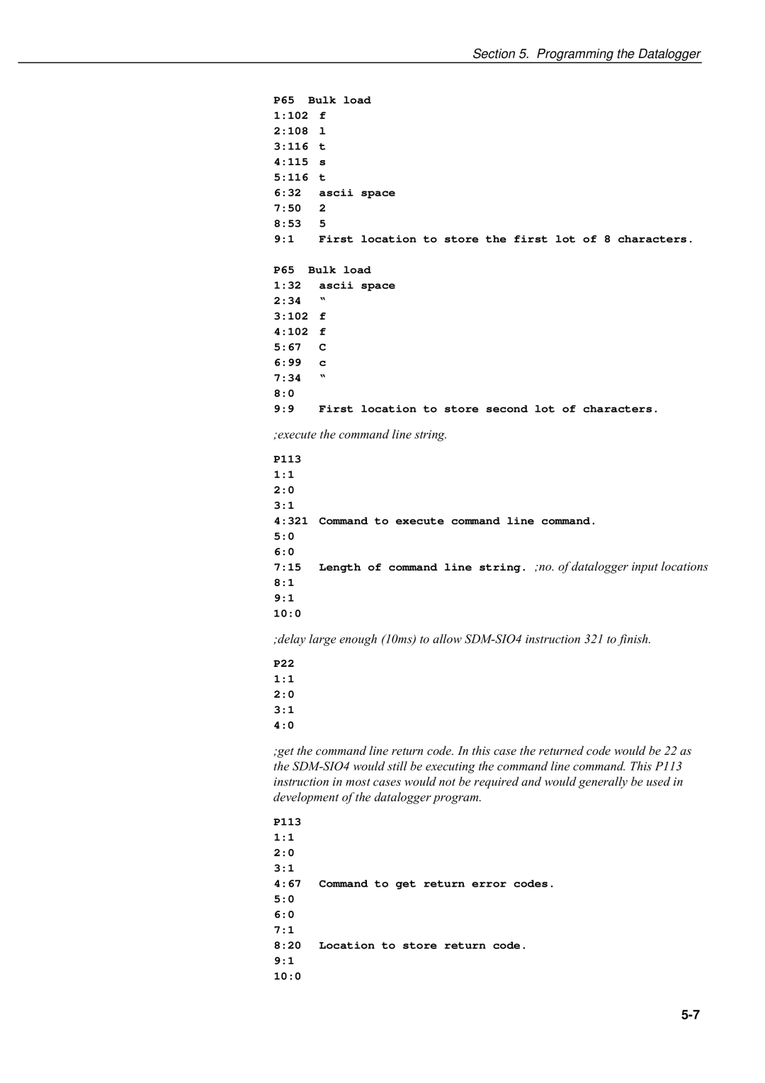 Campbell Hausfeld SDM-SIO4 manual Execute the command line string 