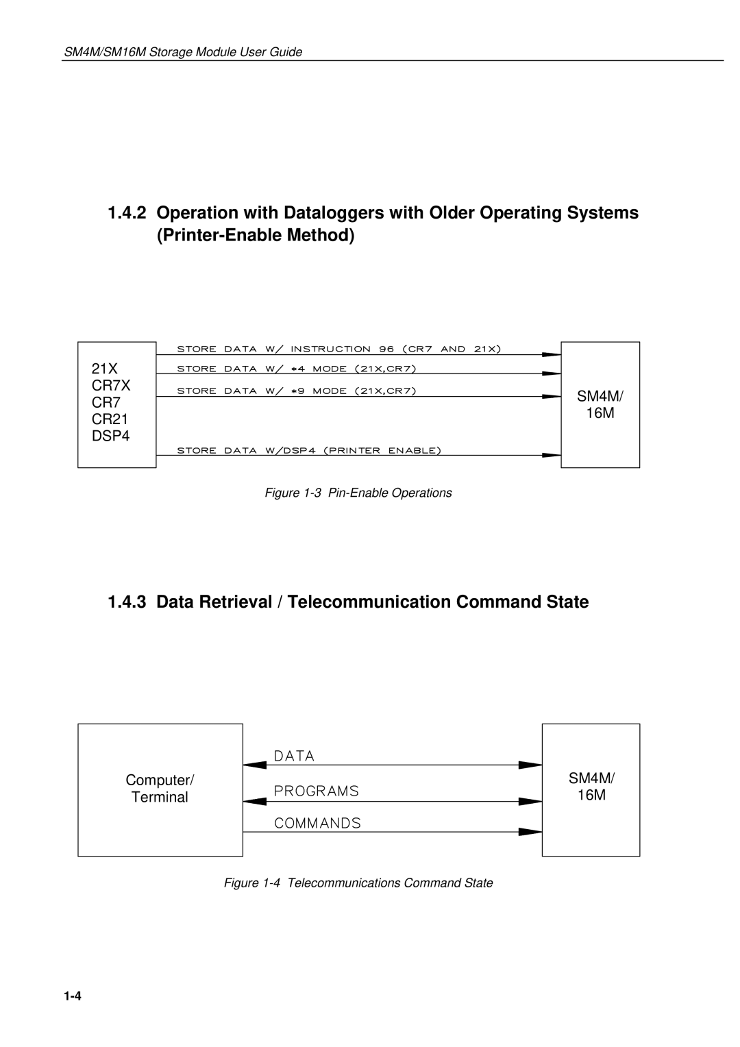 Campbell Hausfeld SM4M manual Operation with Dataloggers with Older Operating Systems, CR7 