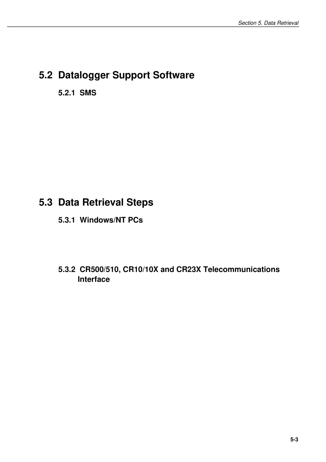 Campbell Hausfeld SM4M manual Datalogger Support Software, Data Retrieval Steps 