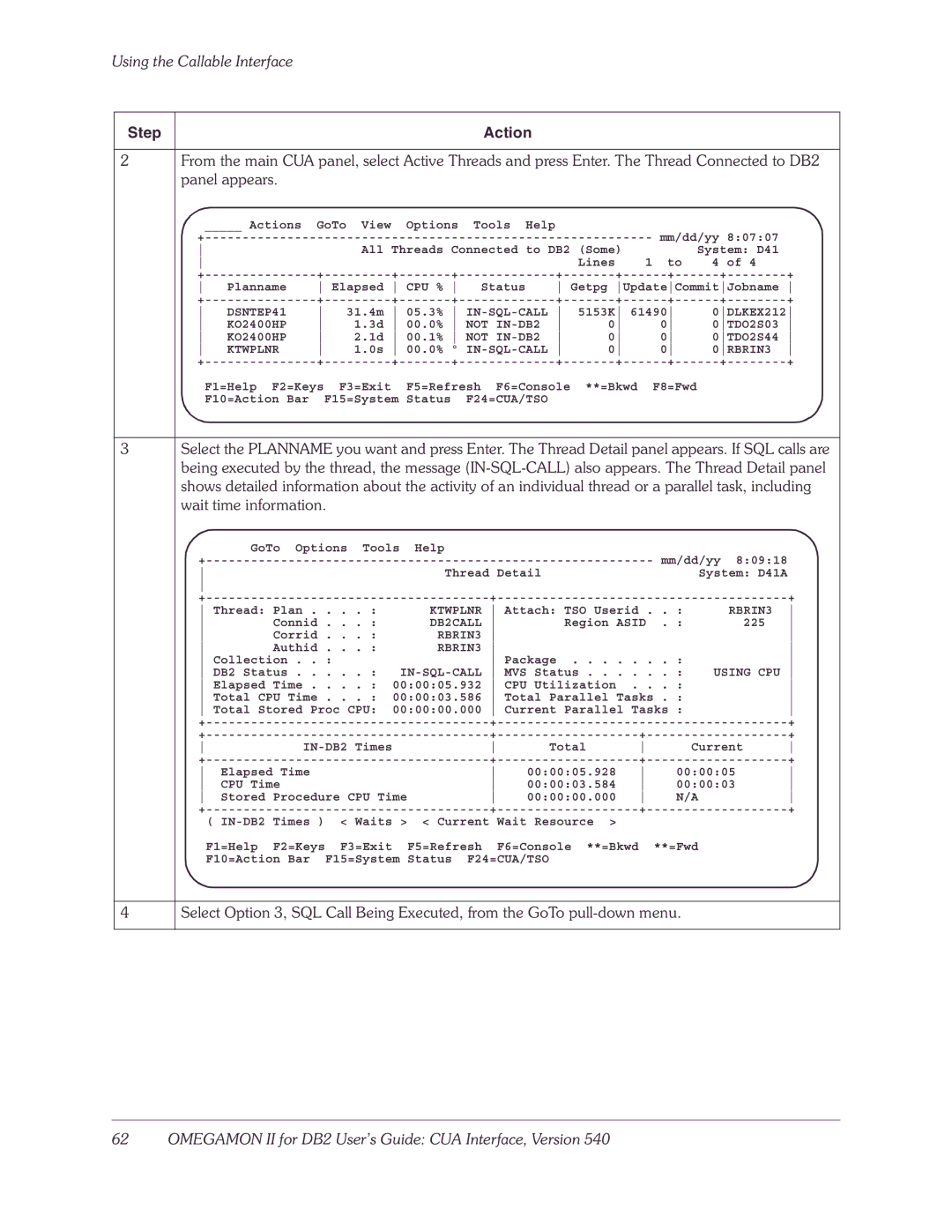 Candle-lite DB2 manual Cpu % 