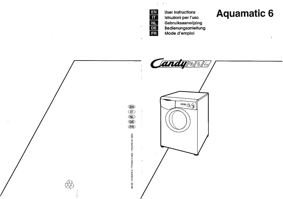 Candy 6 manual 