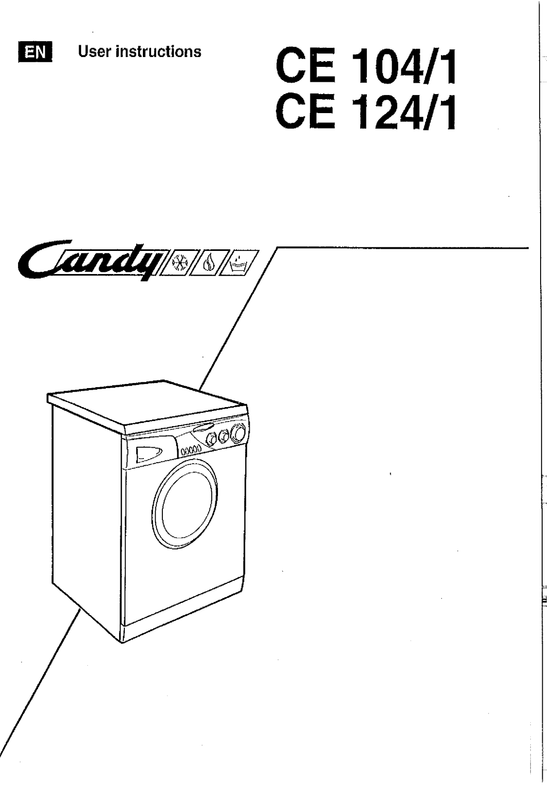 Candy CE 124/1, CE 104/1 manual 