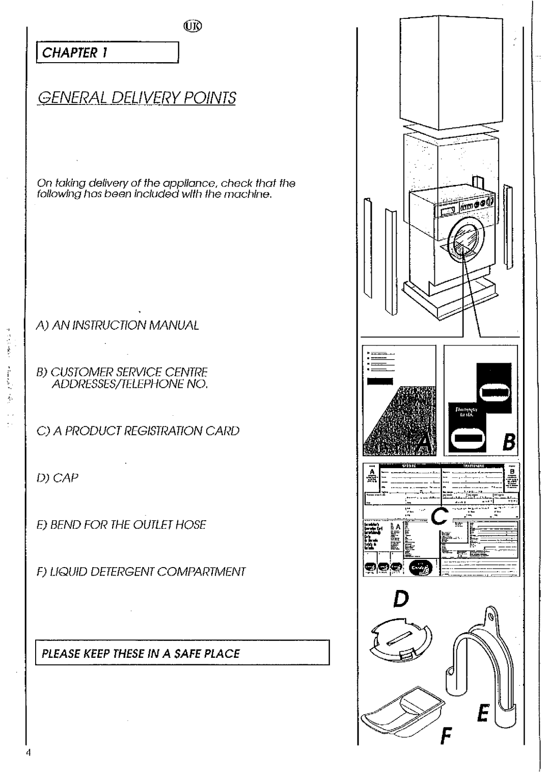 Candy CE 104/1, CE 124/1 manual 
