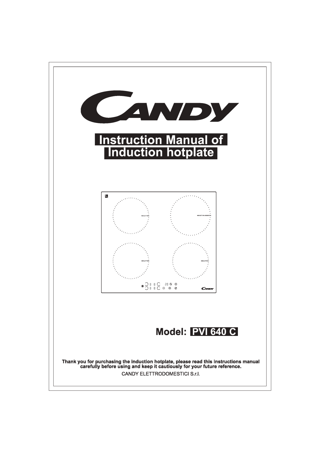 Candy PVI 640 C manual 