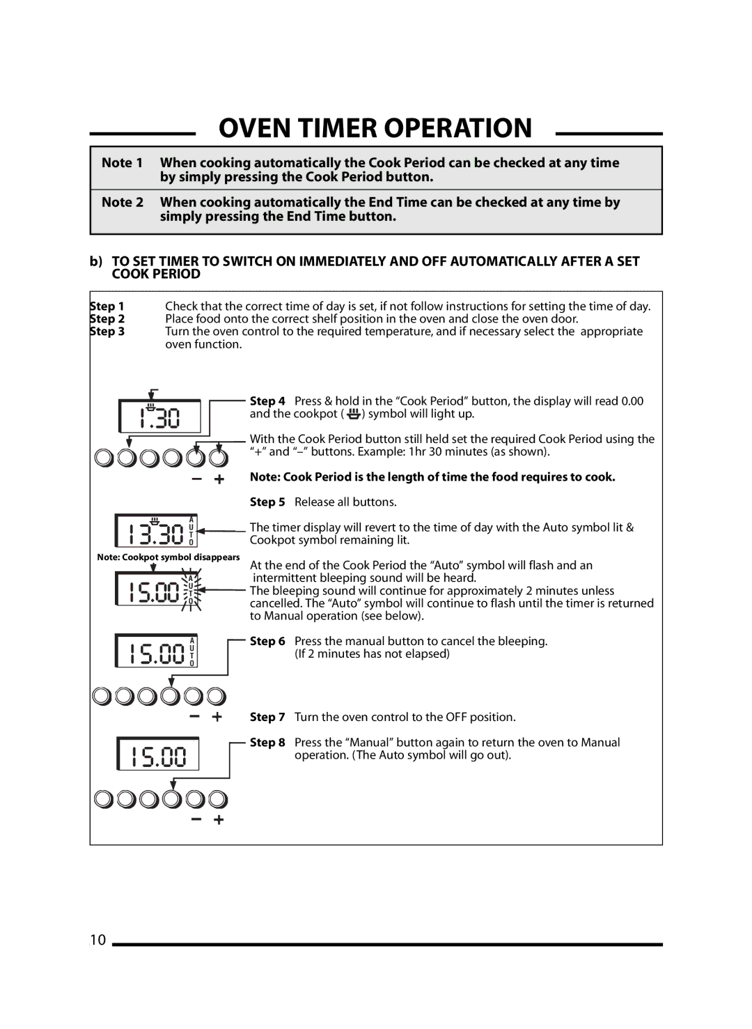 Cannon 10295G, 10297G Mk2, 10296G manual Step 