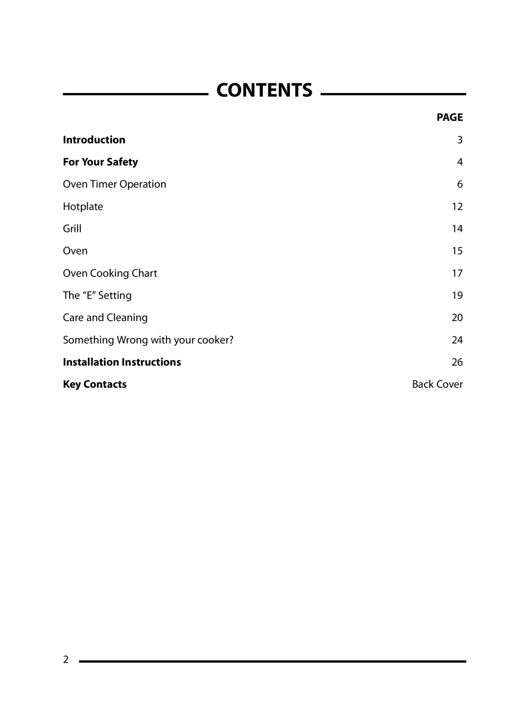 Cannon 10296G, 10297G Mk2, 10295G manual Contents 