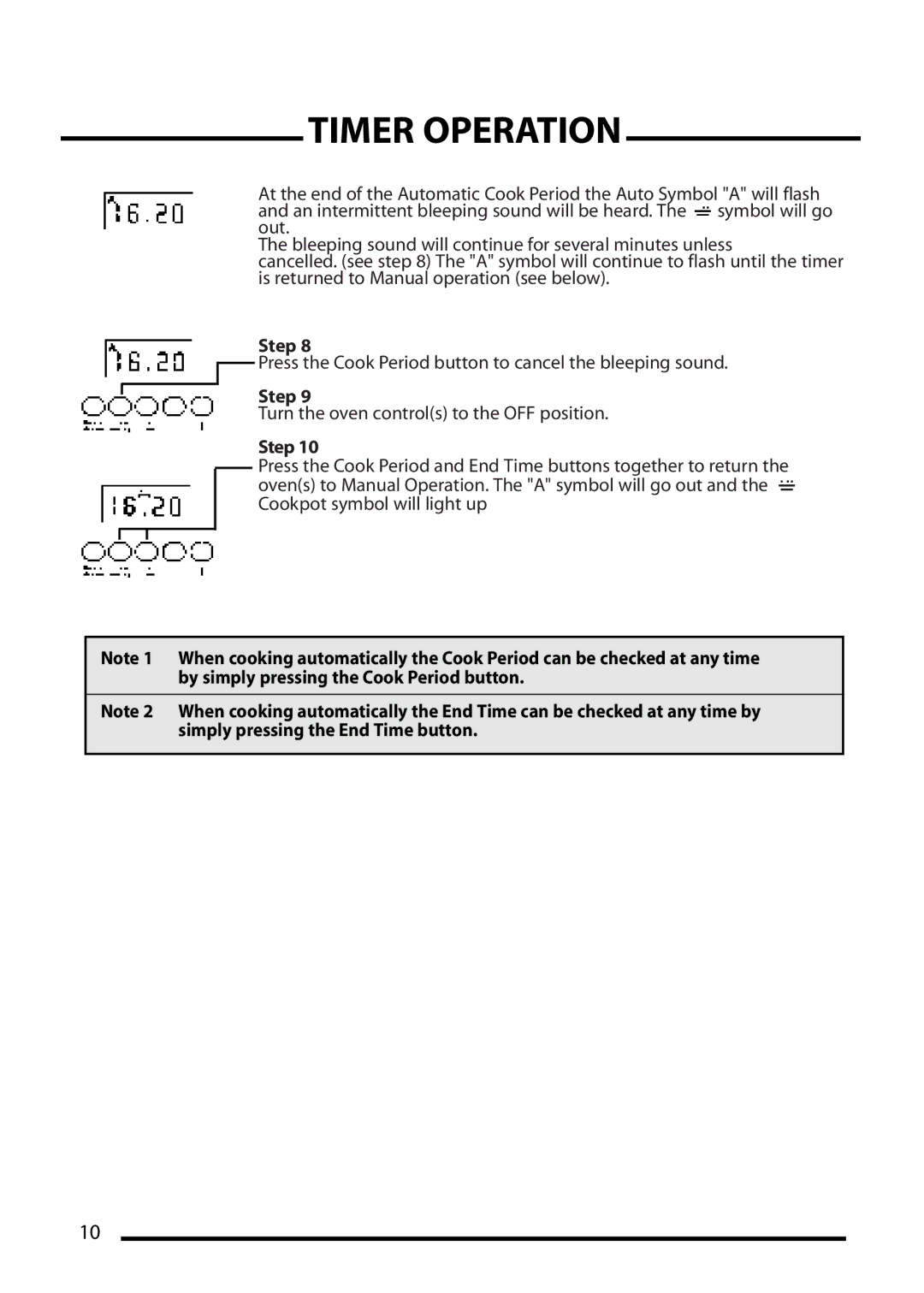 Cannon 10548G MK2, 10545G MK2, 10540G MK2 installation instructions Step 