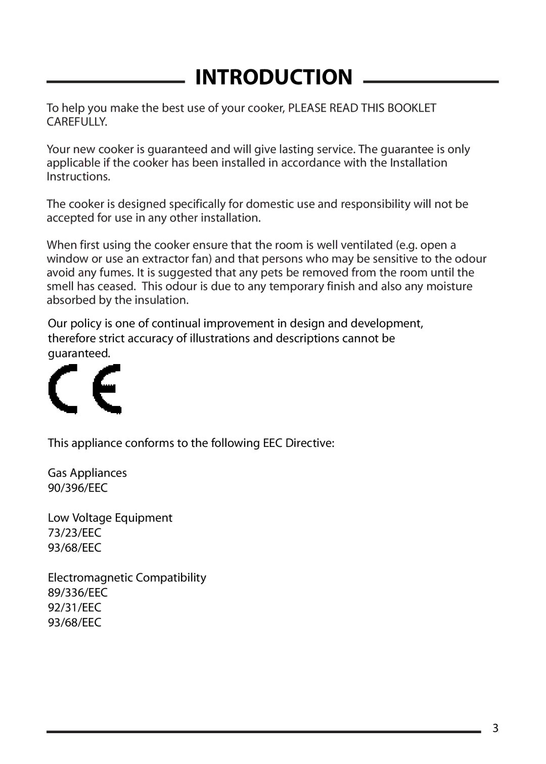 Cannon 10545G MK2, 10548G MK2, 10540G MK2 installation instructions Introduction 