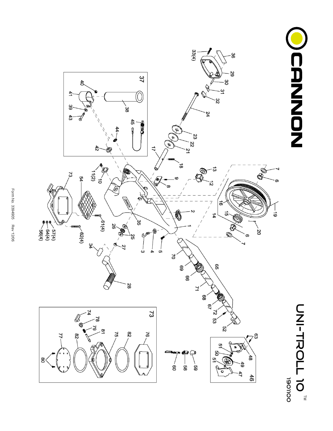 Cannon 5, 10TS owner manual UNI-TROLL 10 TM 