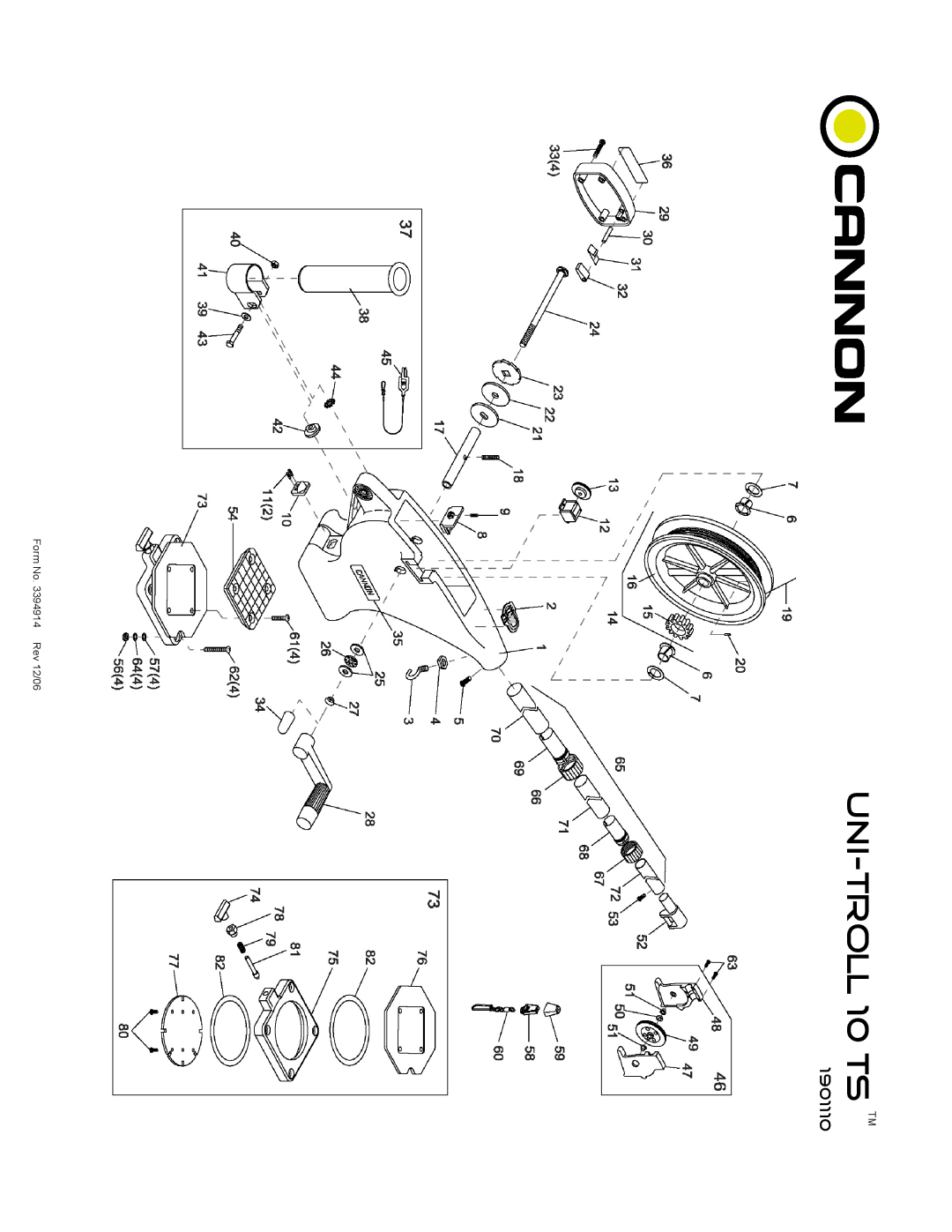 Cannon 5, 10TS owner manual UNI-TROLL 10 TS TM 