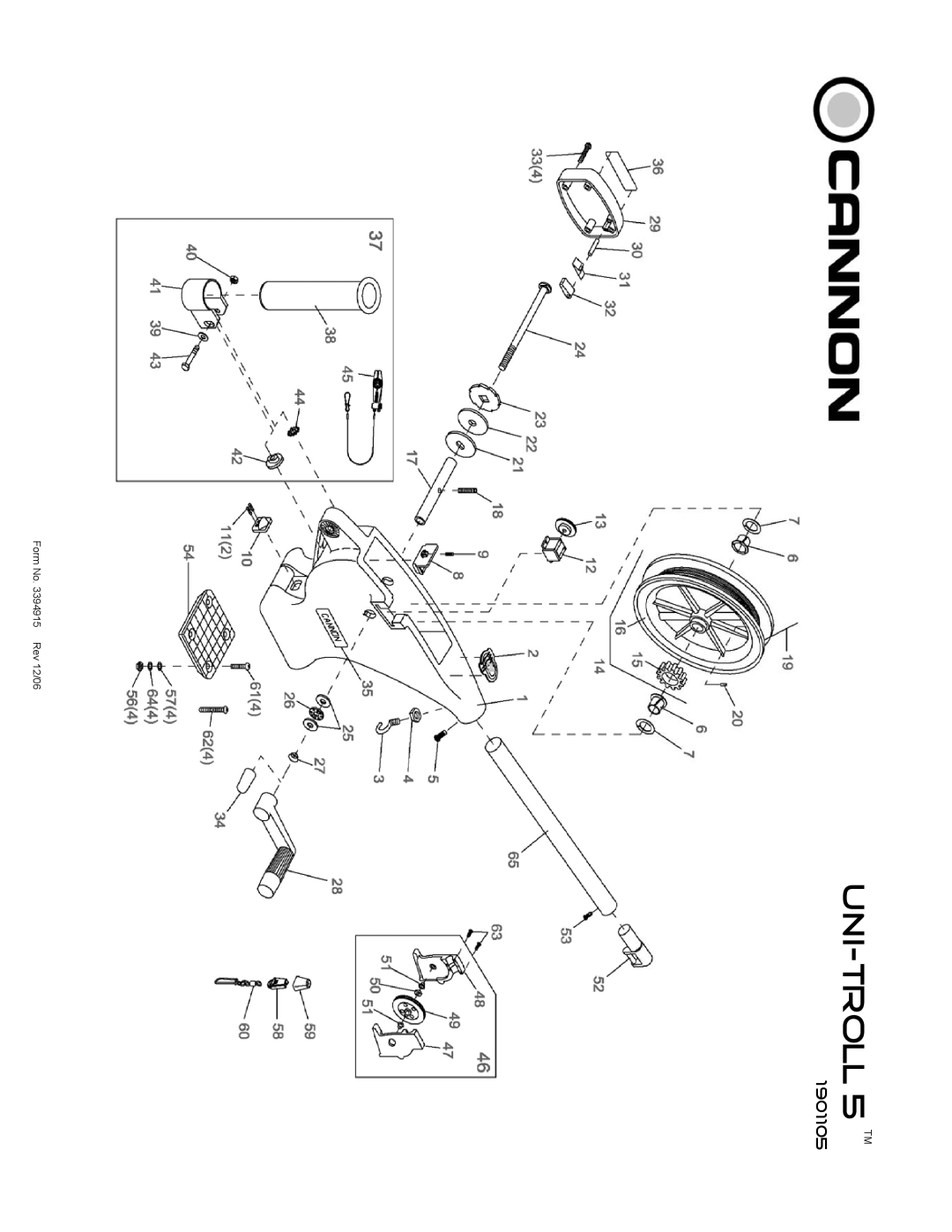 Cannon 10TS owner manual UNI-TROLL 5 TM 