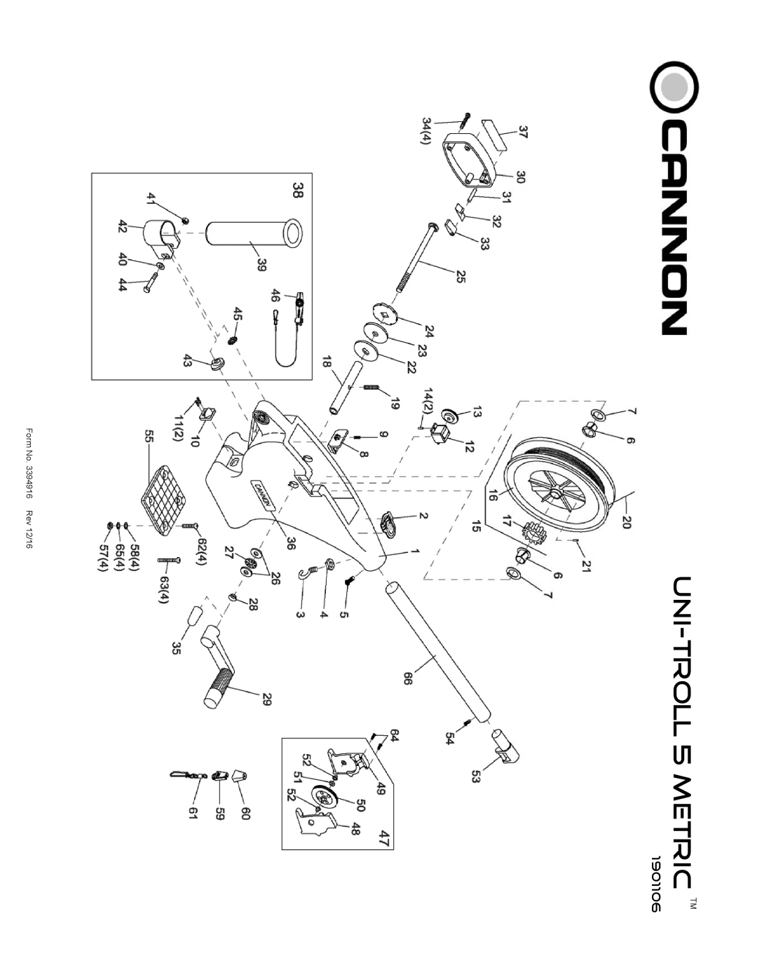 Cannon 10TS owner manual UNI-TROLL 5 Metric TM 