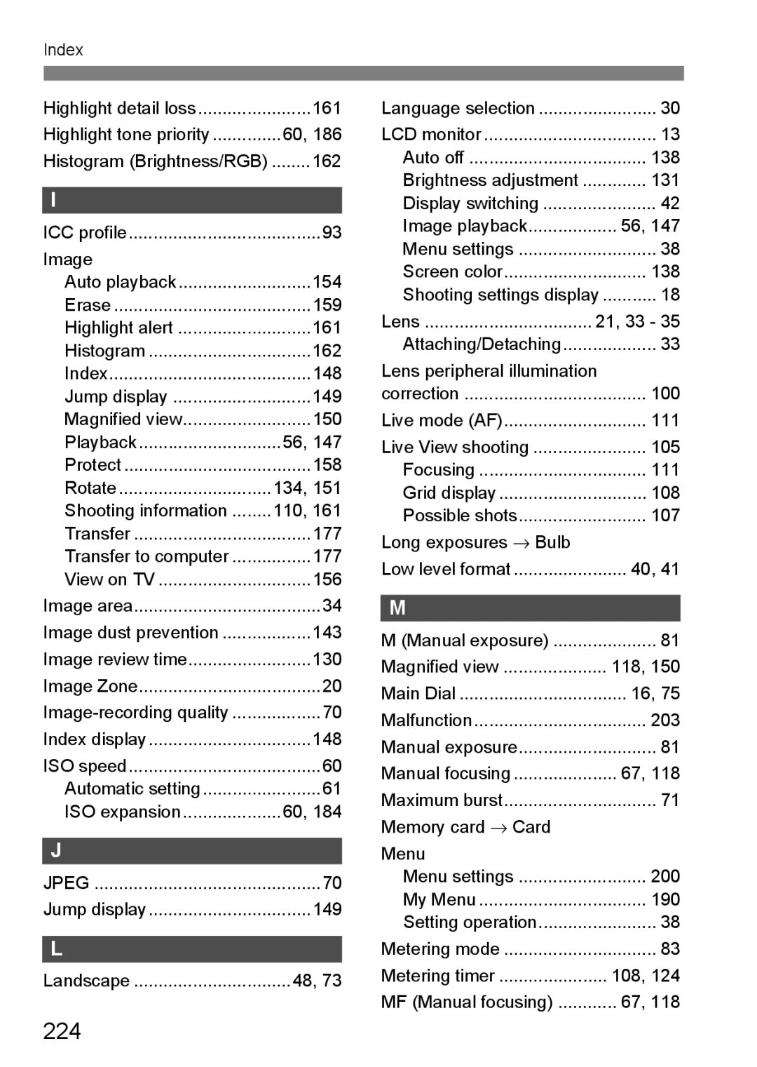 Cannon 500D instruction manual 224 