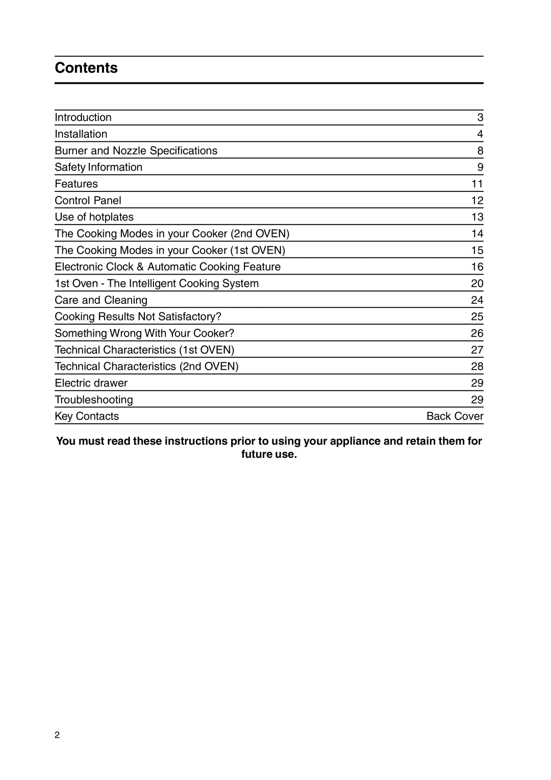 Cannon C110DPX manual Contents 