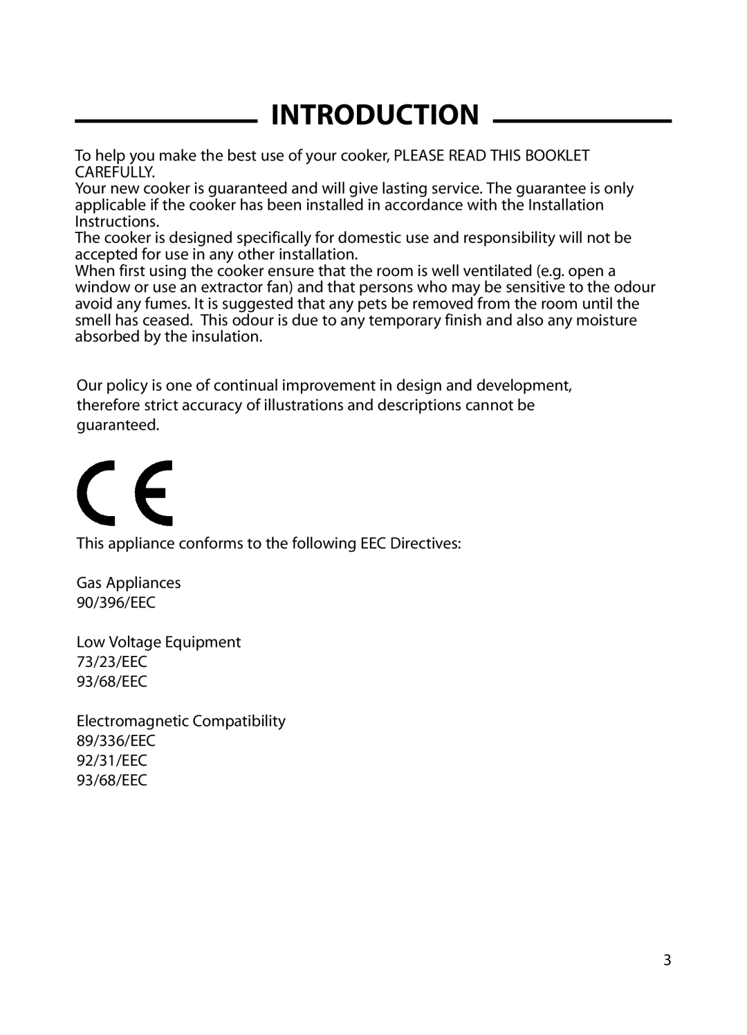 Cannon C60GP installation instructions Introduction 