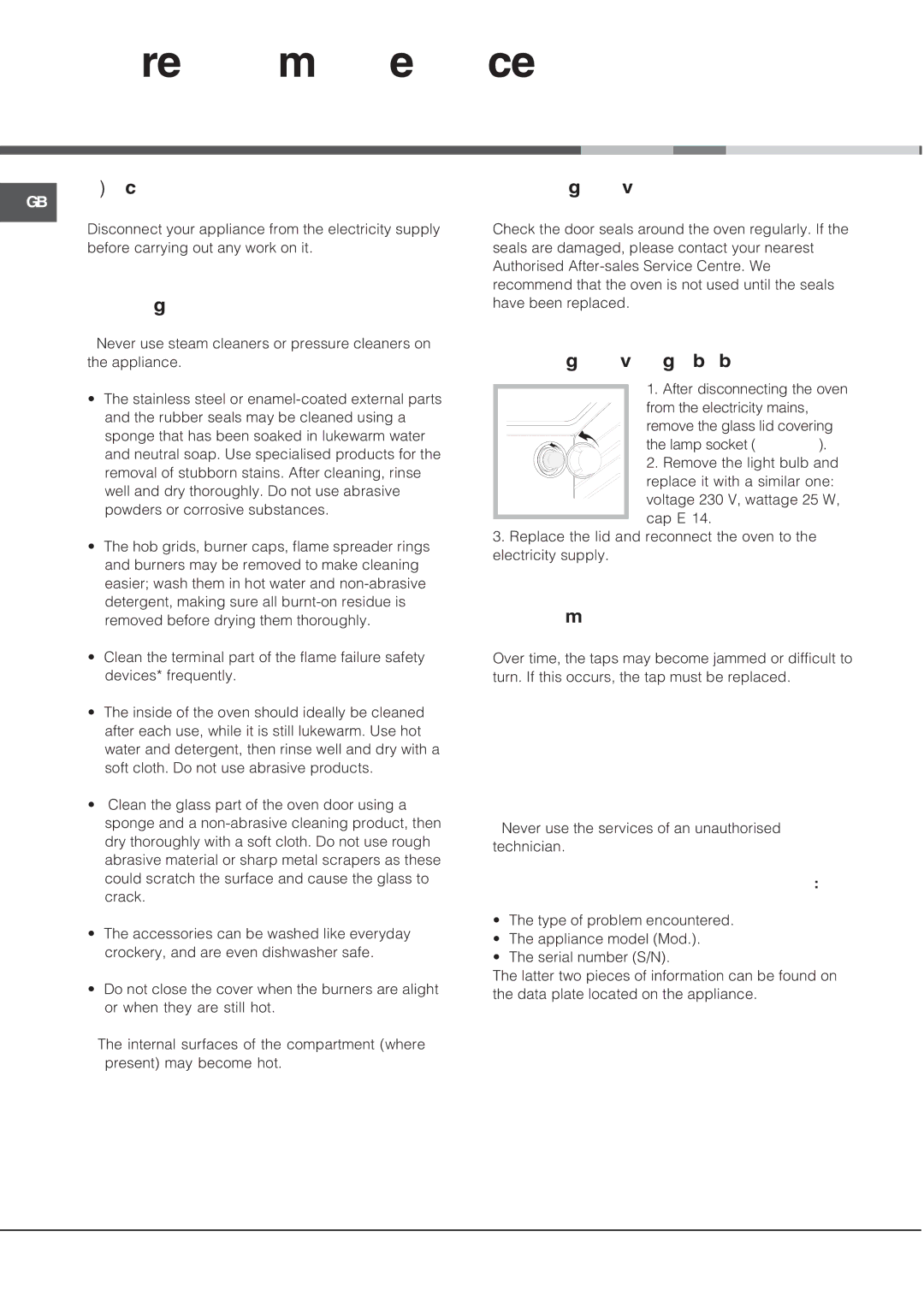 Cannon C90DPX manual Care and maintenance 