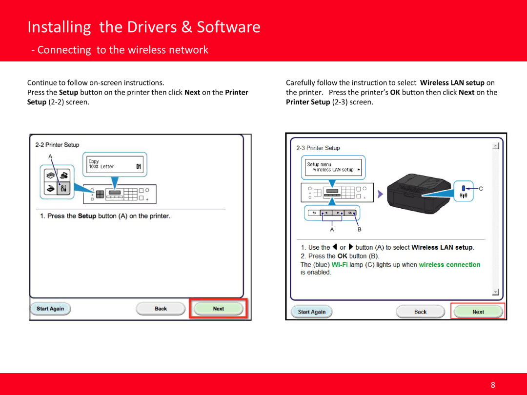 Cannon PIXMA MX532 manual Installing the Drivers & Software 