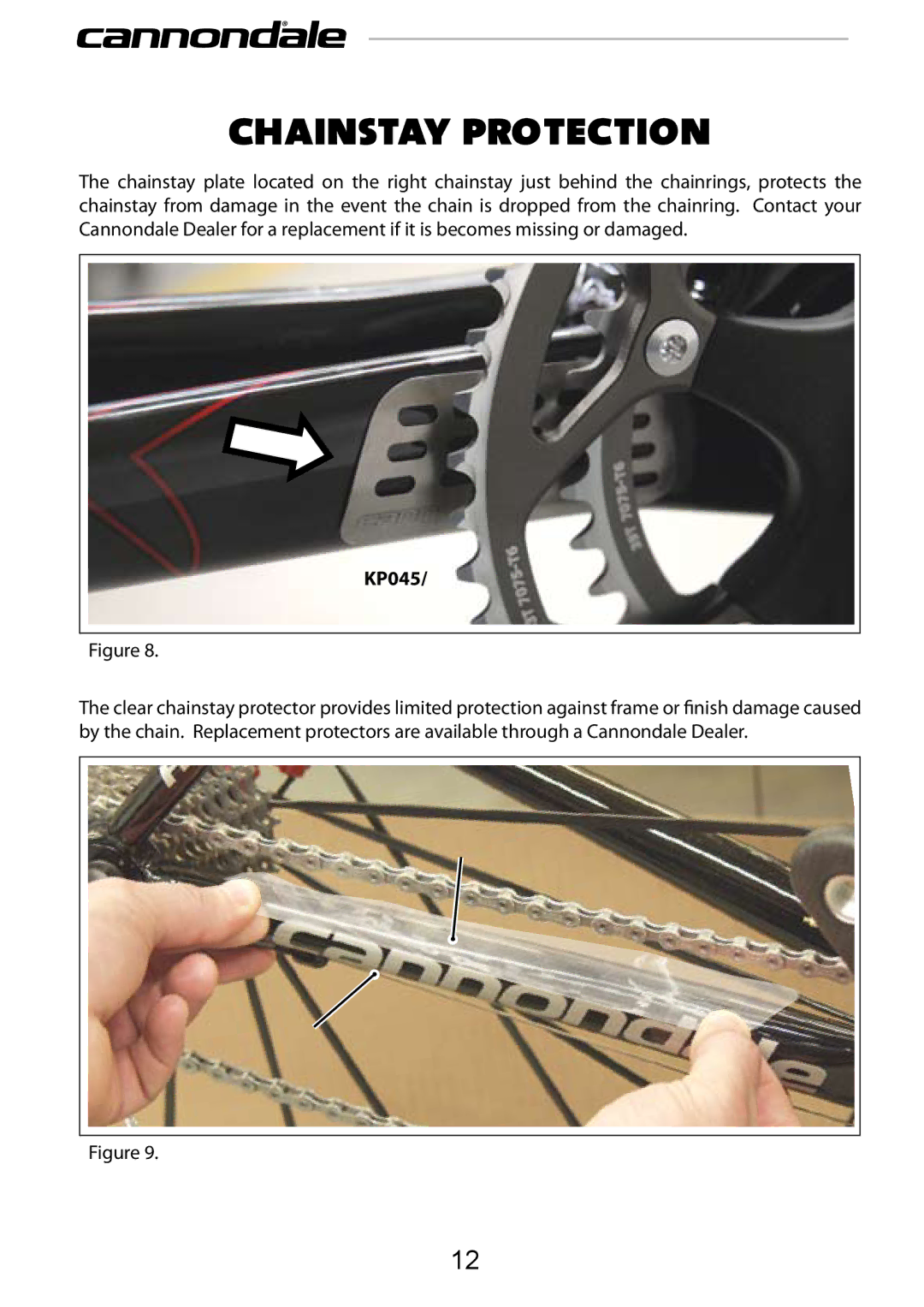 Cannondale 120858 manual Chainstay Protection, KP045 