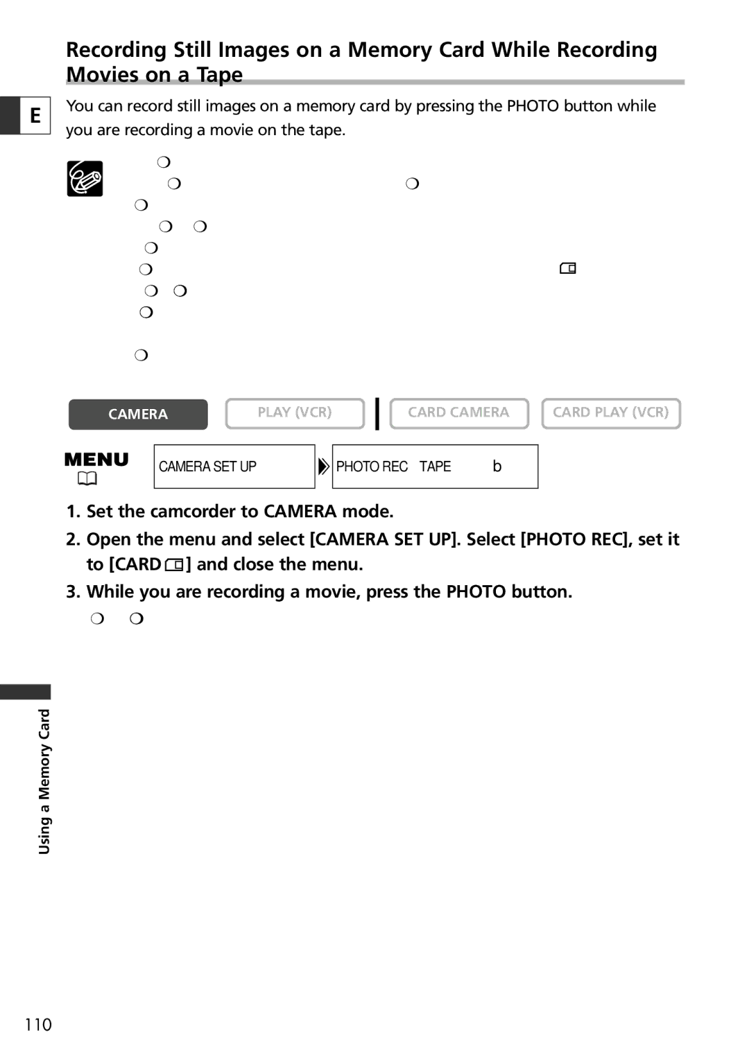 Canon 20 instruction manual 110 