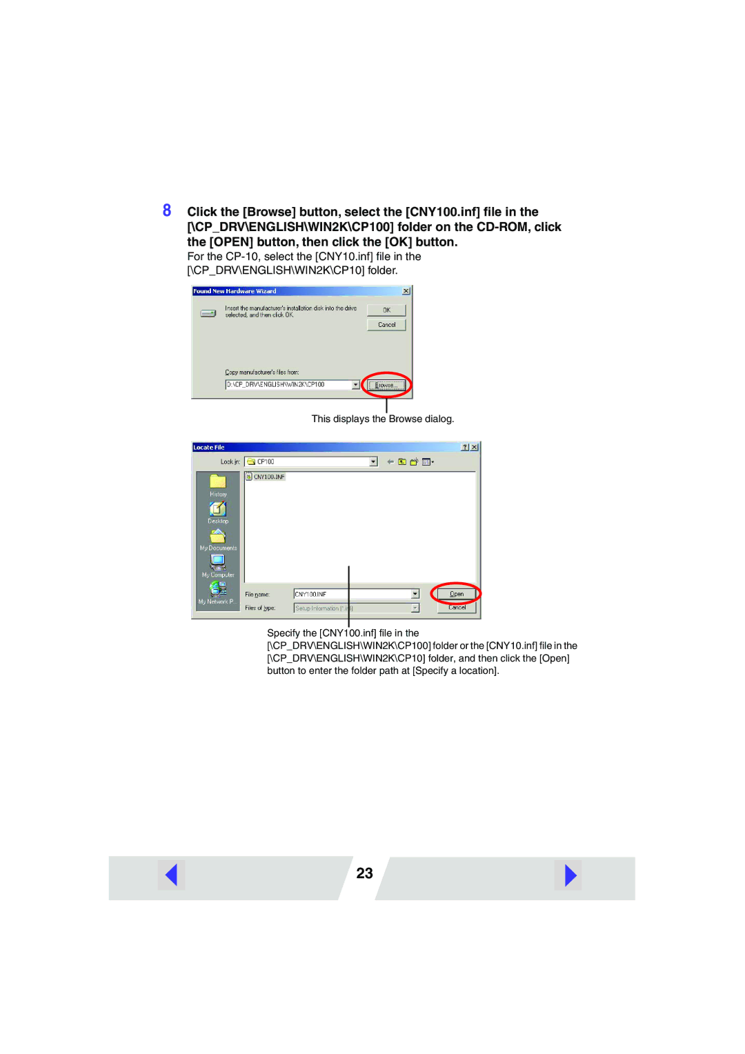 Canon CP100 manual 