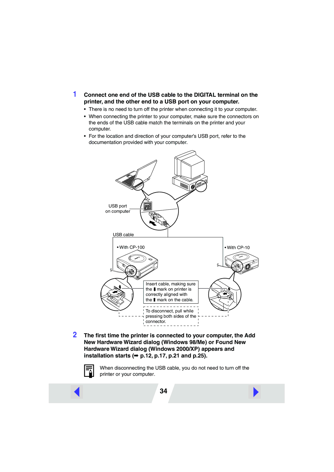 Canon CP100 manual 