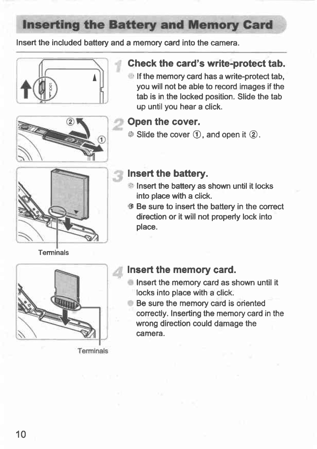 Canon 100 IS manual 