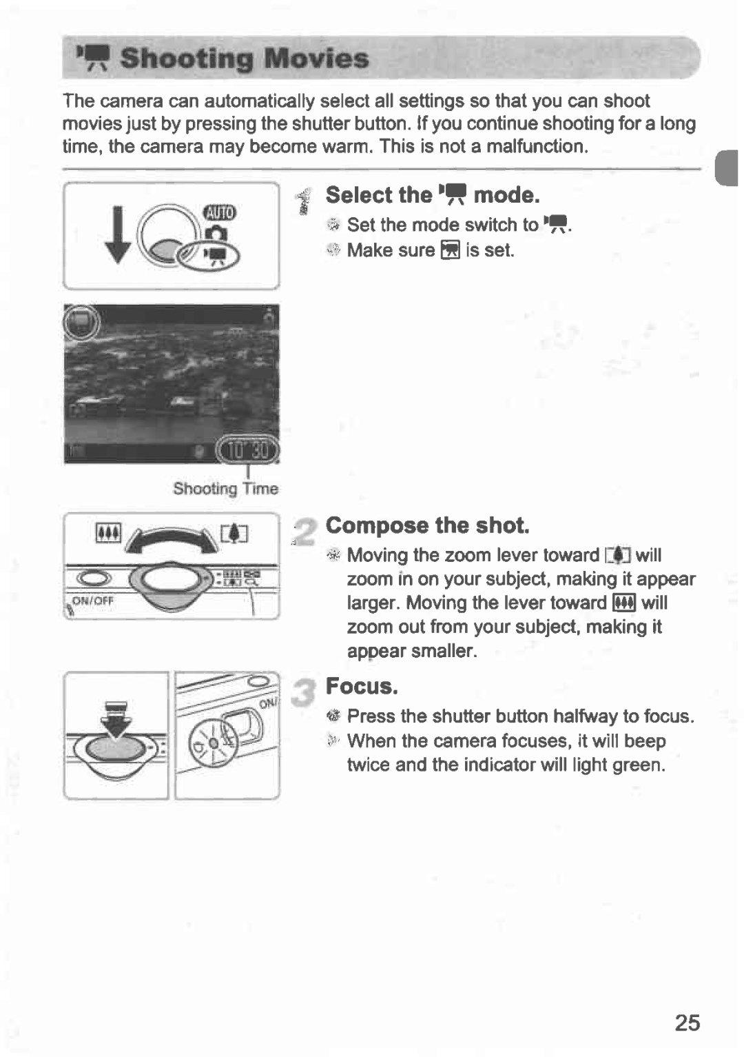 Canon 100 IS manual 