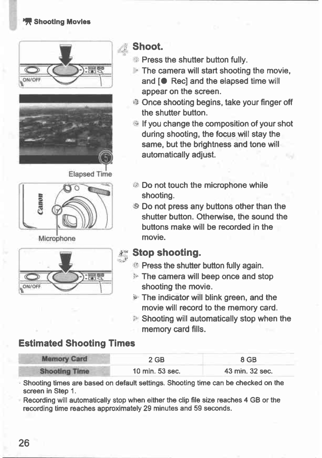 Canon 100 IS manual 