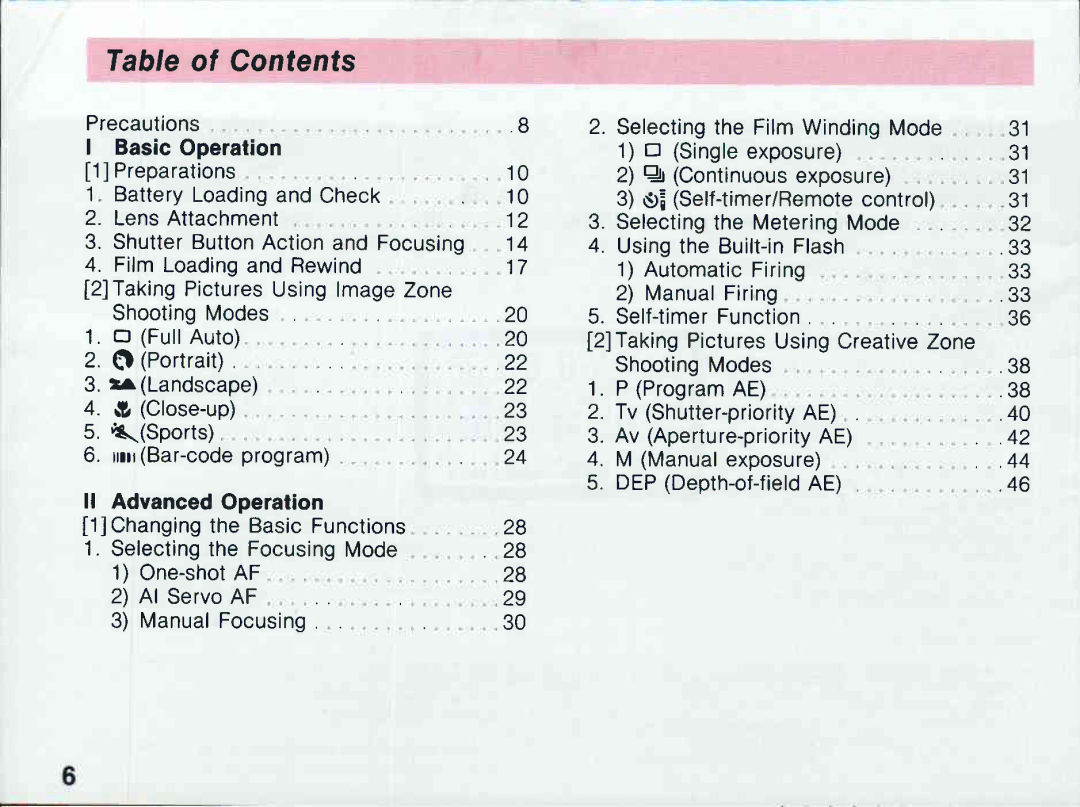 Canon 100 manual 