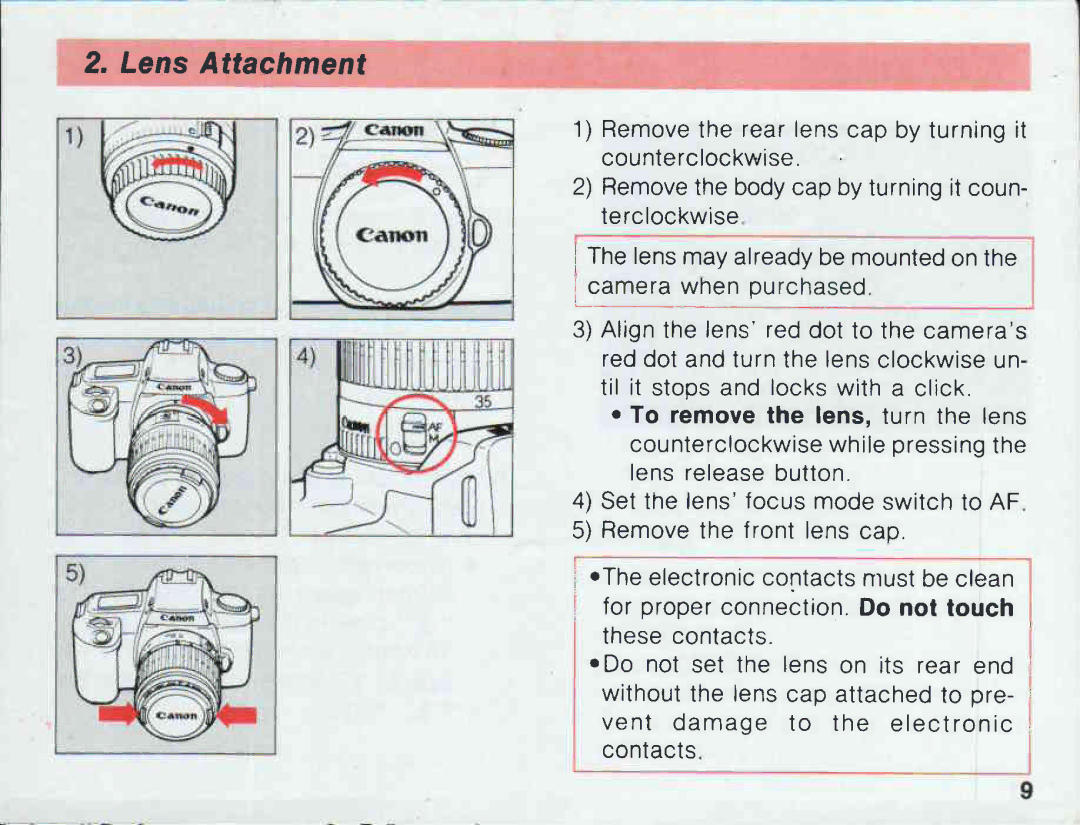 Canon 1000F manual 