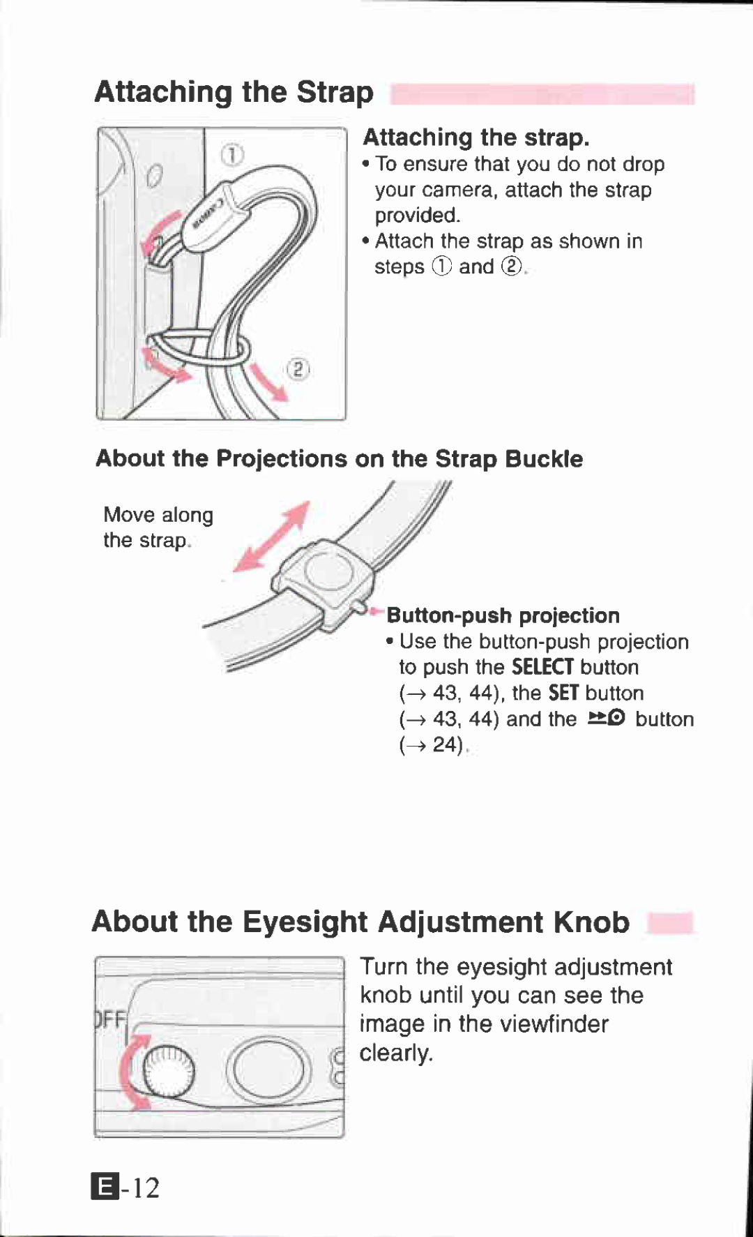 Canon 105 ZOOM S manual 