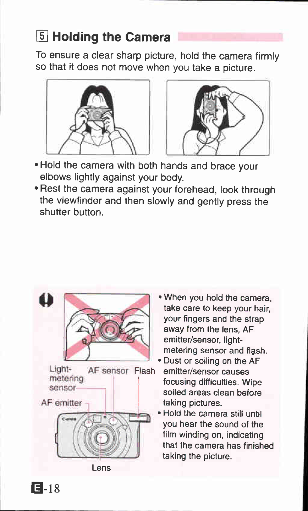 Canon 105 ZOOM S manual 