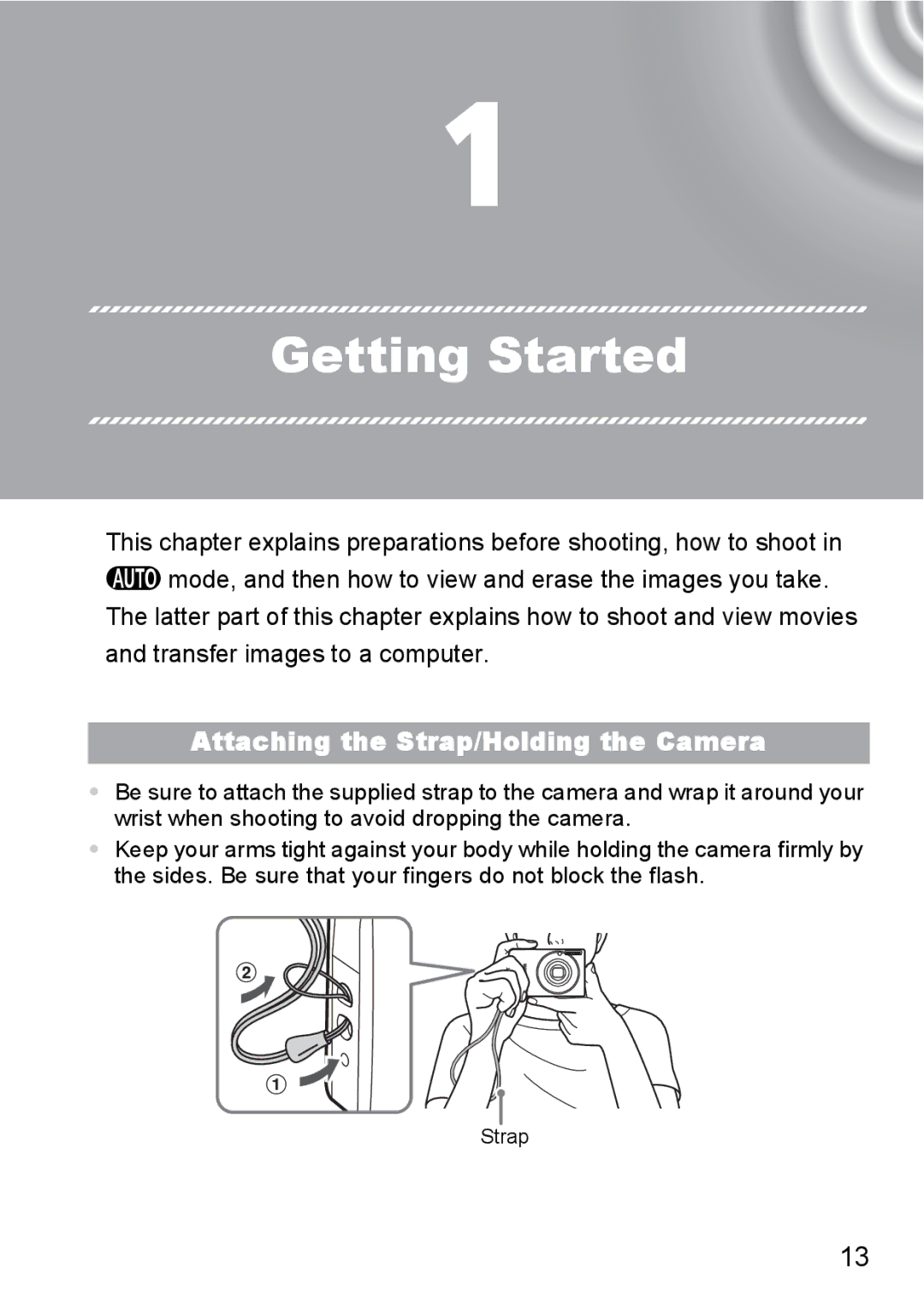 Canon 107 manual Getting Started 