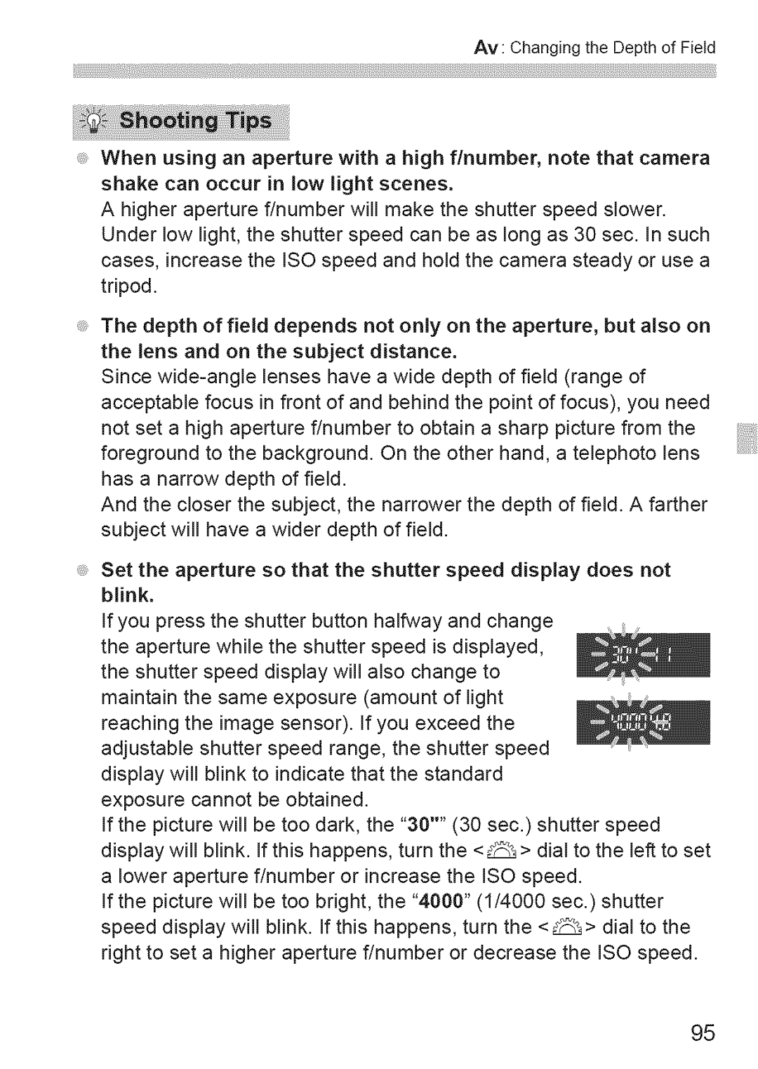 Canon 1100D manual AvChangingtheDepthofField 