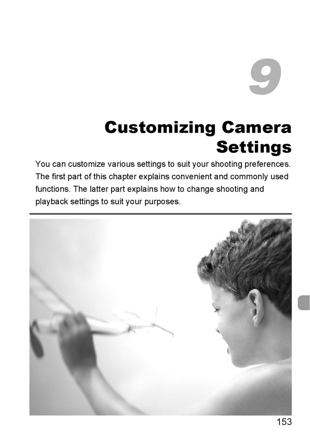 Canon 1100HS manual Customizing Camera Settings, 153 