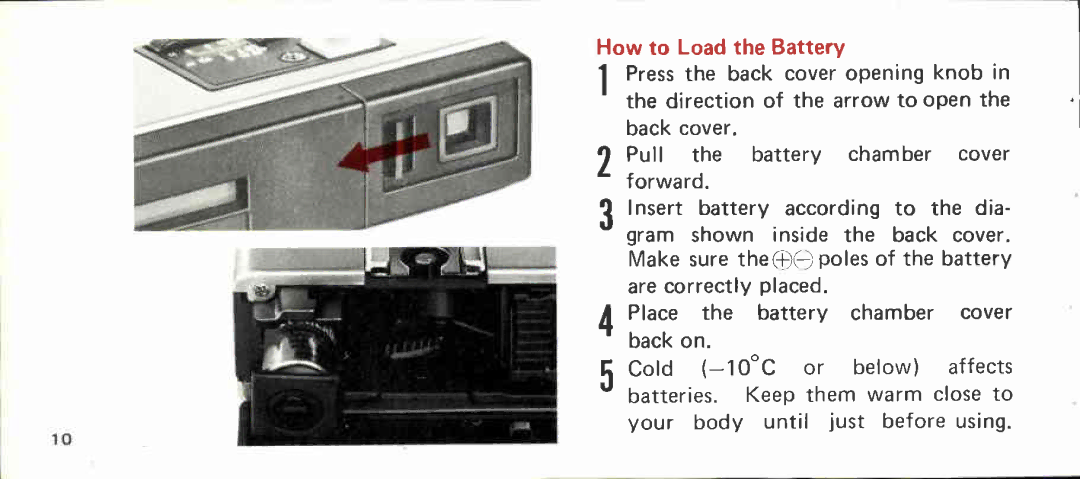 Canon 110ED manual 