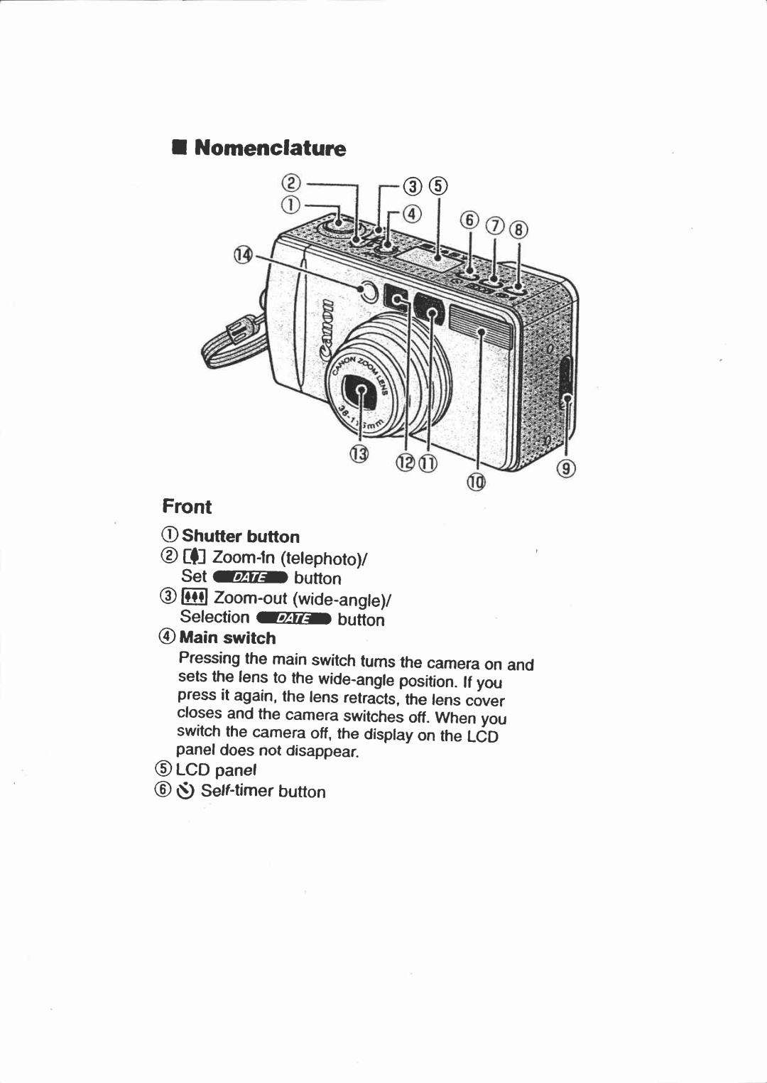 Canon 115U manual 