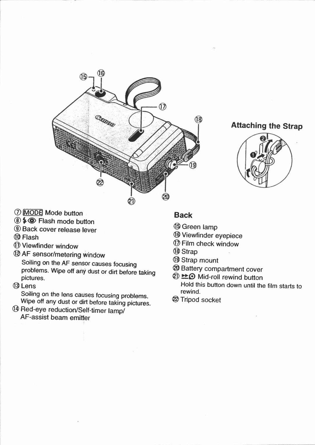 Canon 115U manual 