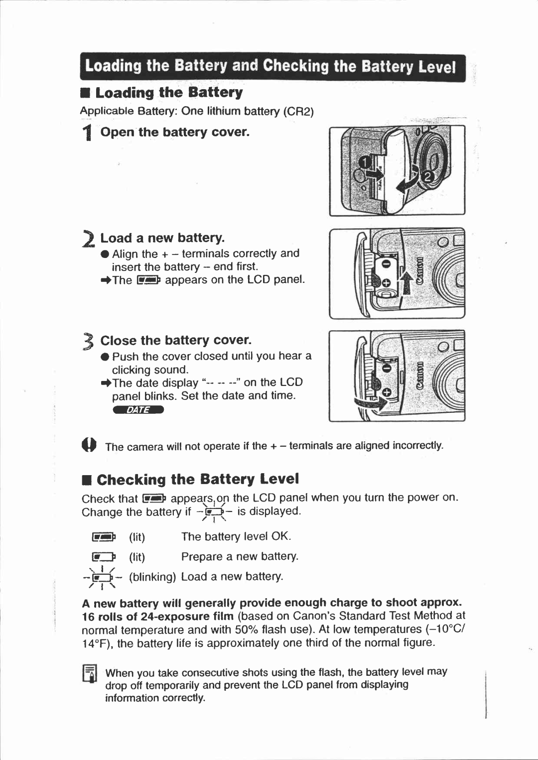 Canon 115U manual 