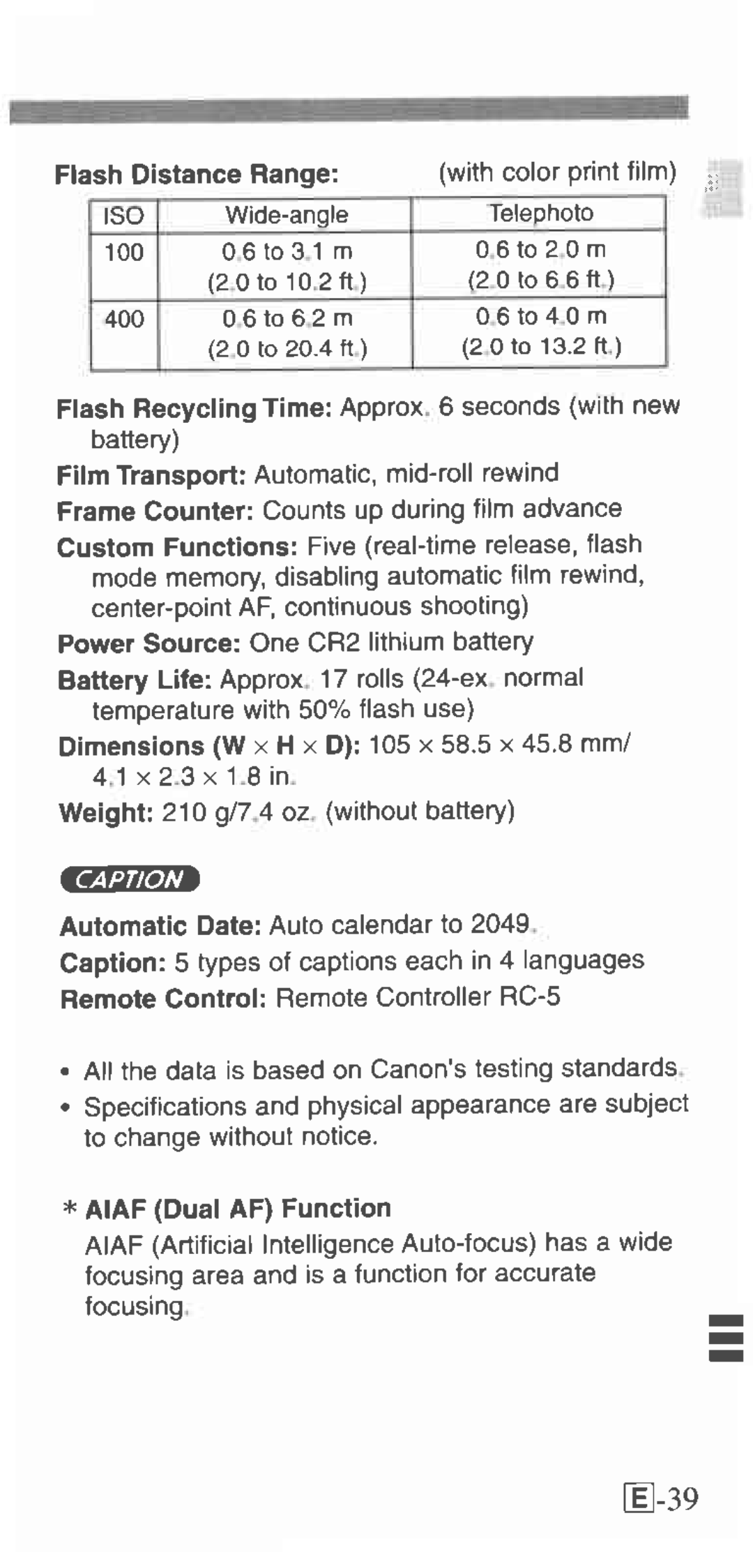 Canon 130u manual 