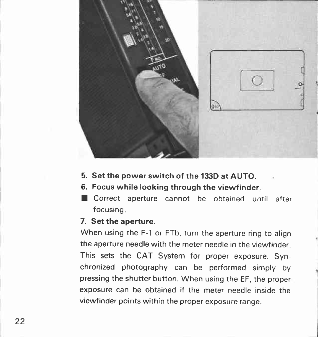 Canon 133 D manual 