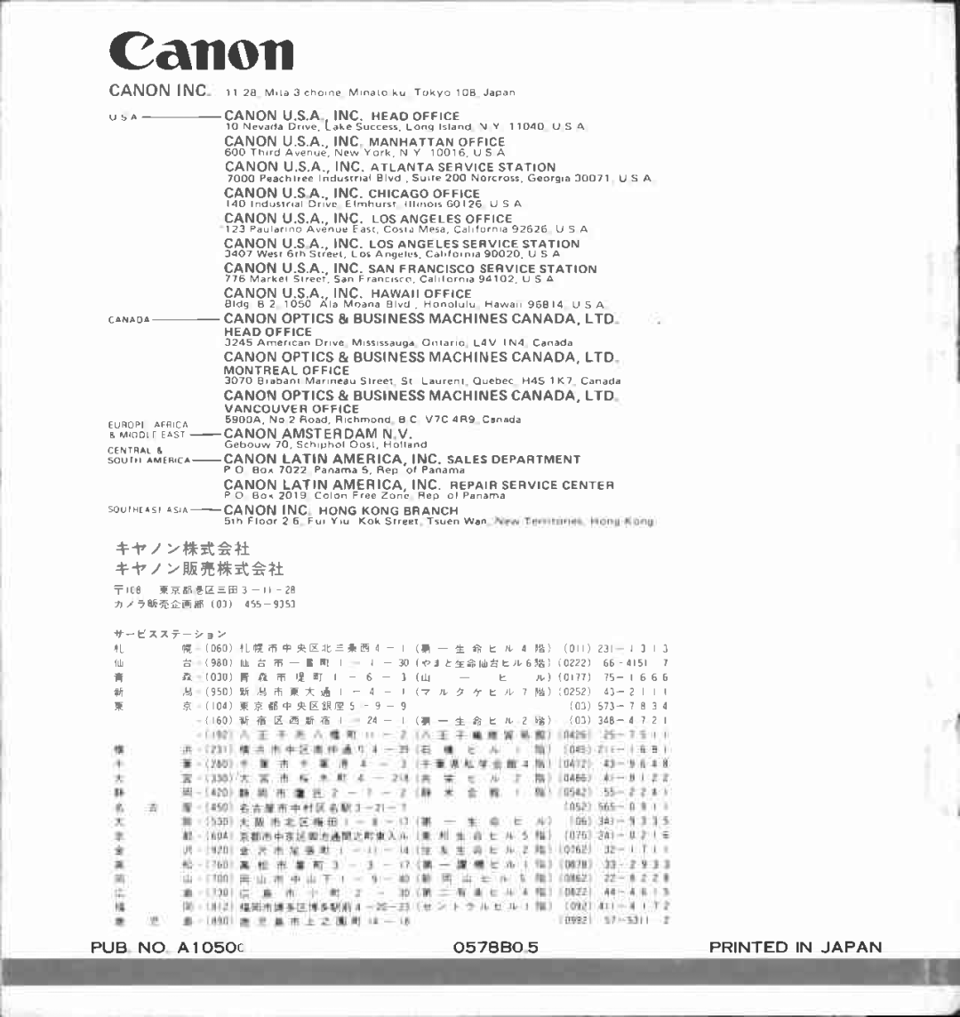 Canon 133 D manual 