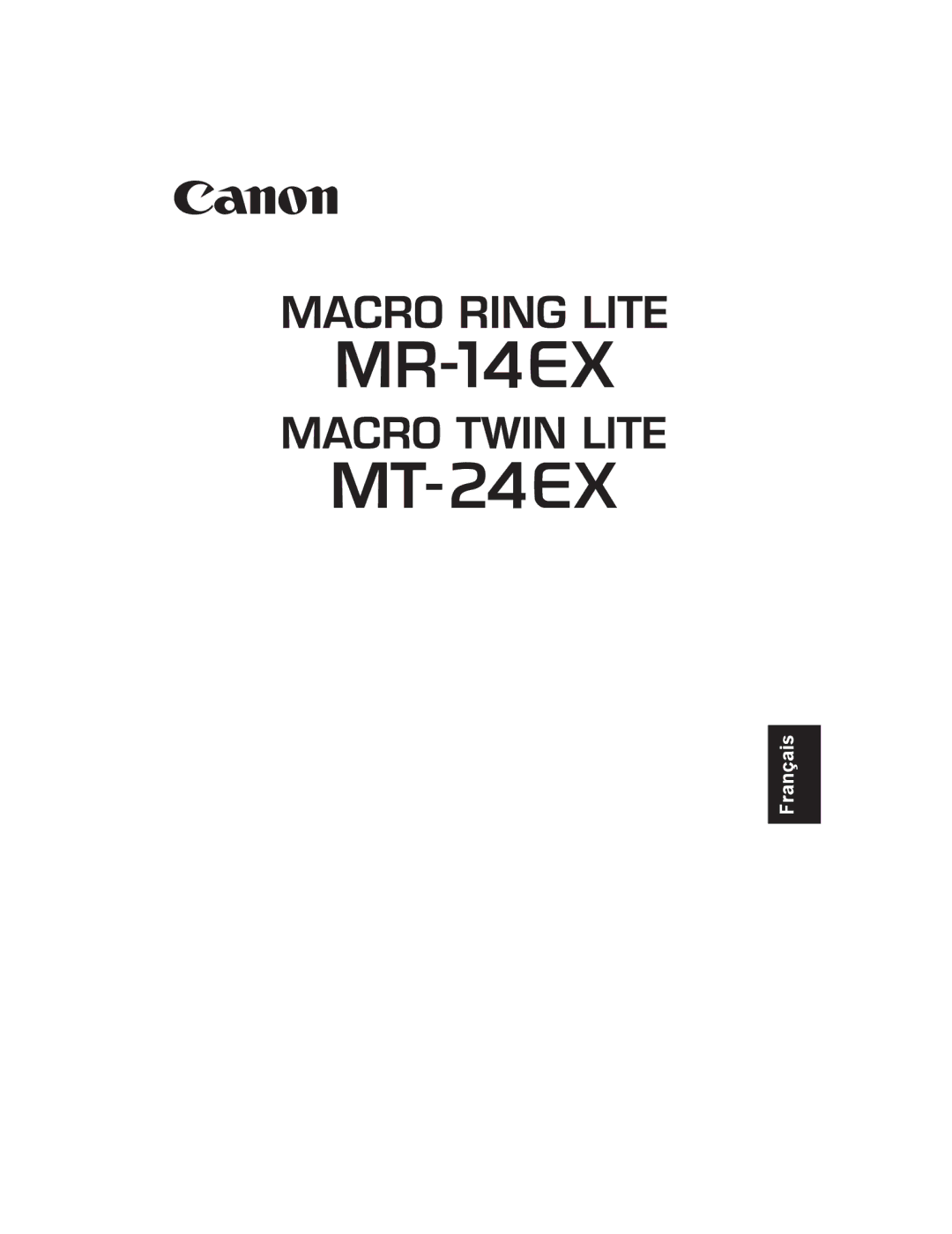 Canon 24EX, 14EX instruction manual Français 