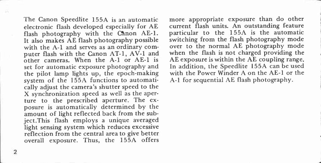 Canon 155 A manual 