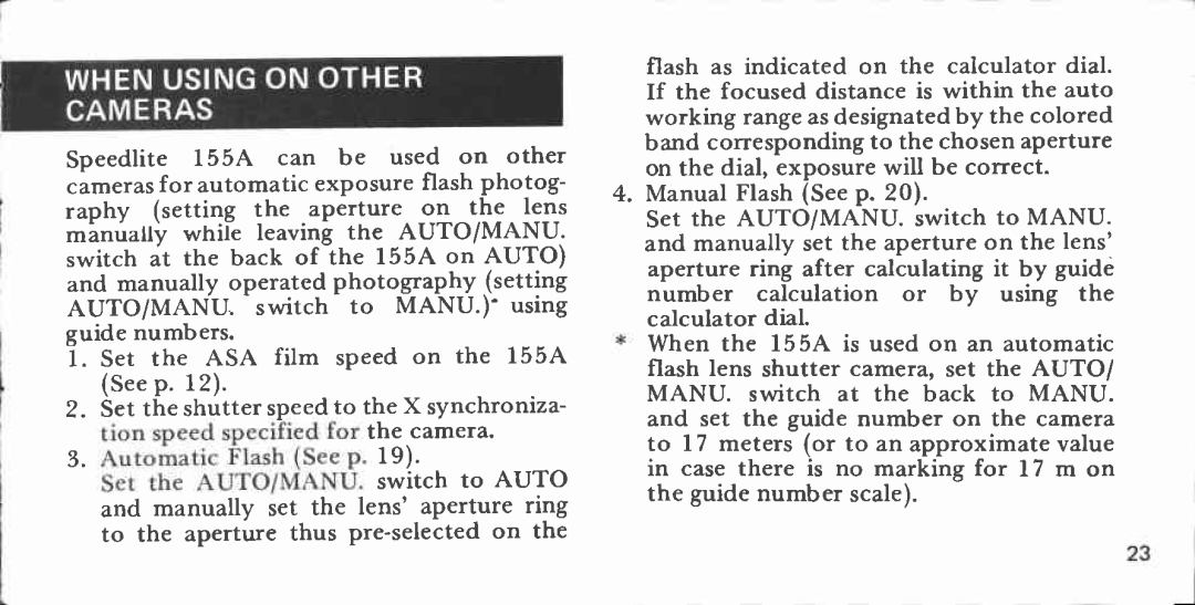 Canon 155 A manual 