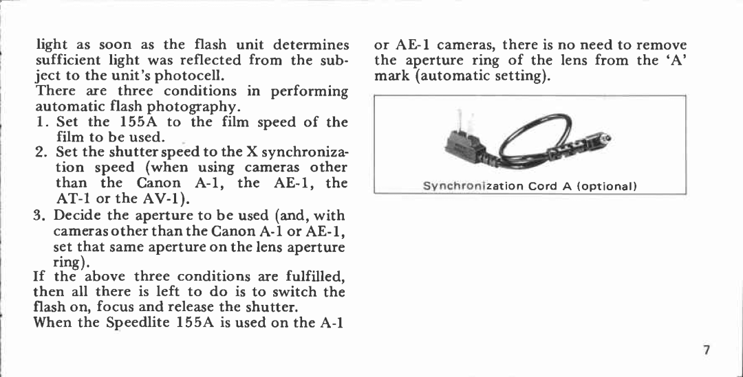 Canon 155 A manual 