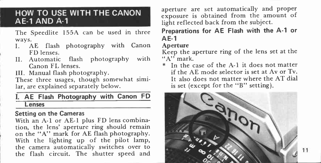 Canon 155 A manual 